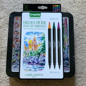 Crayoligraphy dual ended brush set